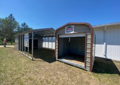 SHEDS & CARPORTS BY UNITED METAL BUILDINGS