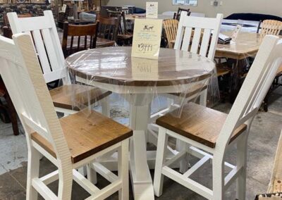 Amish Made Counter Height Table & Chairs