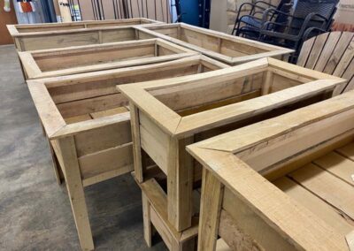 Assorted Raised Planters in Various Sizes