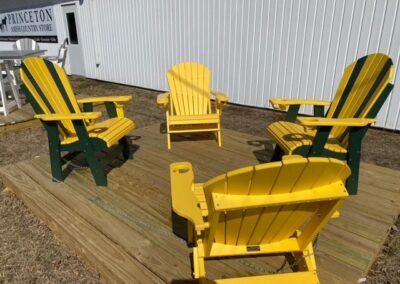 POLY WOOD GREEN BAY ADIRONDACK SET